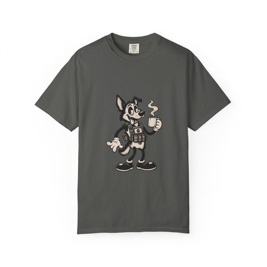 Vintage Cartoon K9 Coffee T-Shirt
