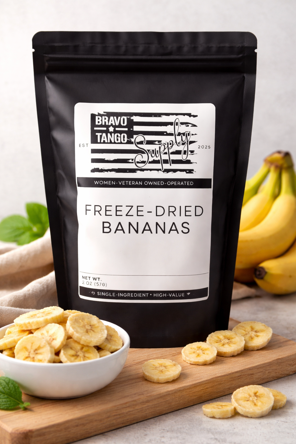 Freeze Dried Bananas