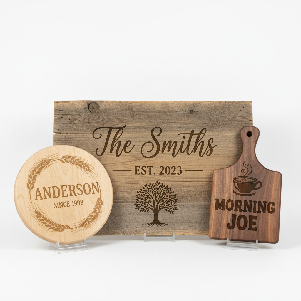 Custom Engraved Wood