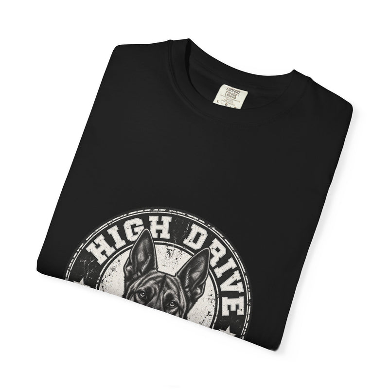 High Drive Nation Graphic T-Shirt — Vintage Dog Emblem Tee