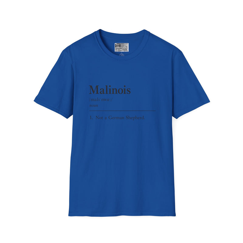 Malinois Definition T-Shirt — Funny Belgian Malinois Dog Lover Tee