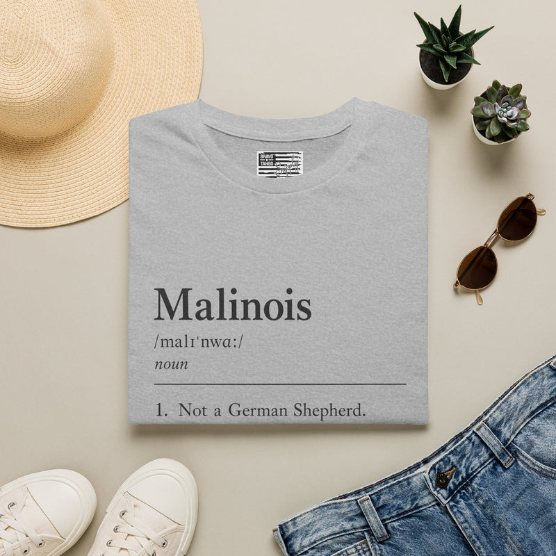 Malinois Definition T-Shirt — Funny Belgian Malinois Dog Lover Tee