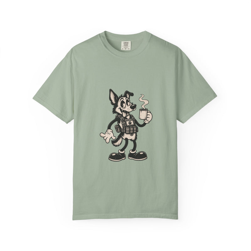 Vintage Cartoon K9 Coffee T-Shirt