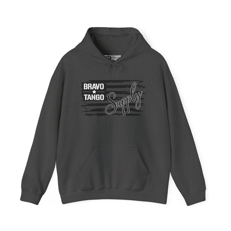 Hoodie — 'Bravo Tango' Front & 'My Dog Is Better Trained Than Your Kid' Back Graphic Pullover