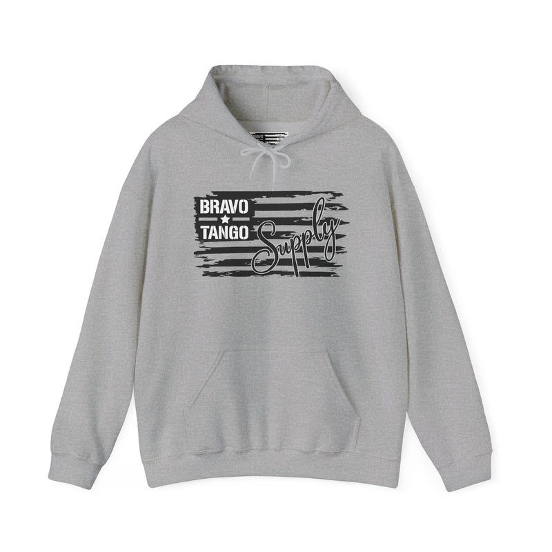 Hoodie — 'Bravo Tango' Front & 'My Dog Is Better Trained Than Your Kid' Back Graphic Pullover