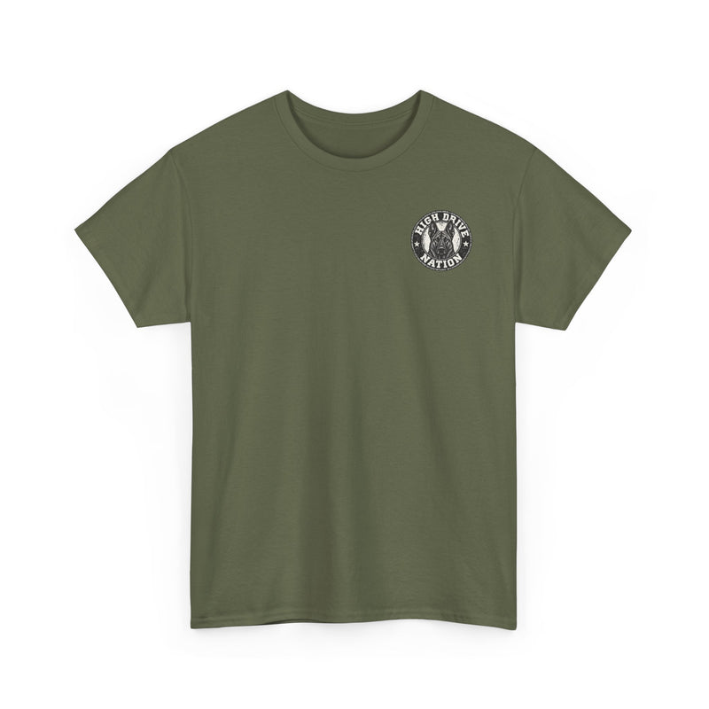 T-Shirt — "Caution: Fur-nado Zone" Graphic Tee (Pet Lover Warning Sign)