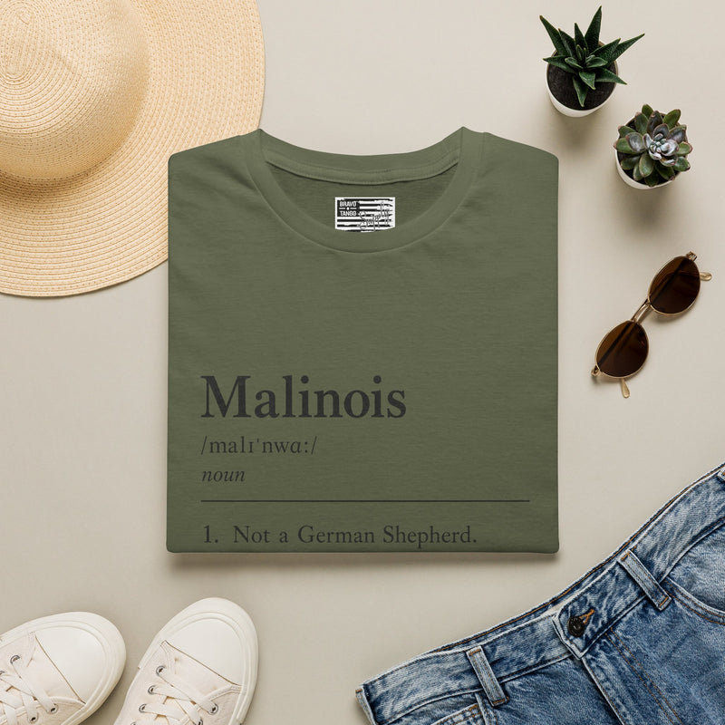 Malinois Definition T-Shirt — Funny Belgian Malinois Dog Lover Tee