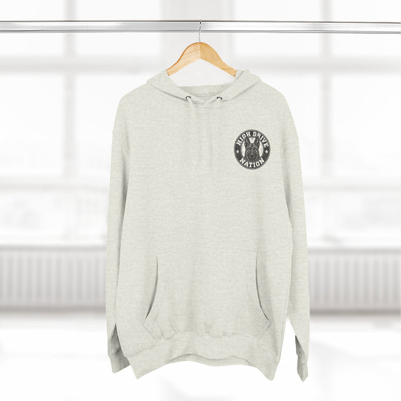 K9 Handler Hoodie — Dog Handler Leash Graphic Fleece Sweatshirt