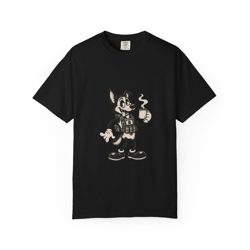 Vintage Cartoon K9 Coffee T-Shirt