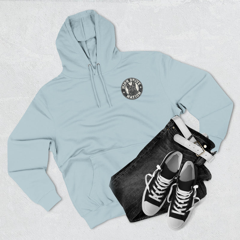 K9 Unit Shield Hoodie — Camouflage Dutch Shepherd Tactical Dog Design