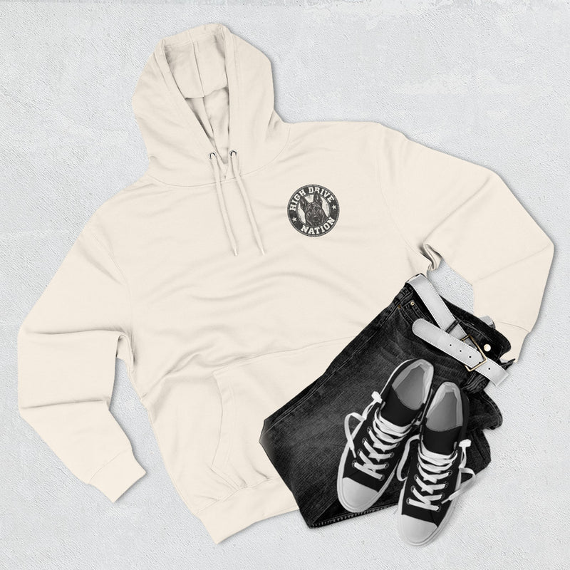 K9 Handler Hoodie — Dog Handler Leash Graphic Fleece Sweatshirt