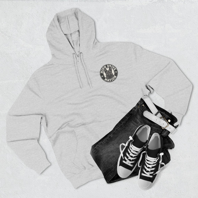 K9 Handler Hoodie — Dog Handler Leash Graphic Fleece Sweatshirt