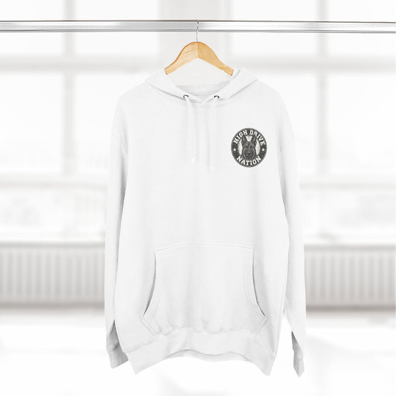 K9 Unit Shield Hoodie — Camouflage Dutch Shepherd Tactical Dog Design