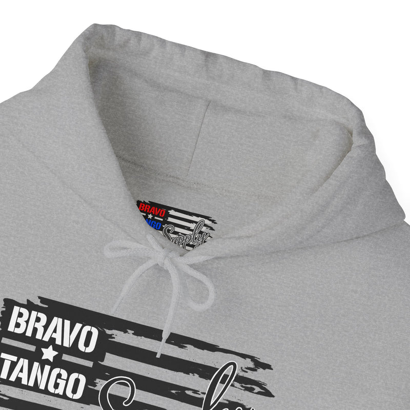 Hoodie — 'Bravo Tango' Front & 'My Dog Is Better Trained Than Your Kid' Back Graphic Pullover