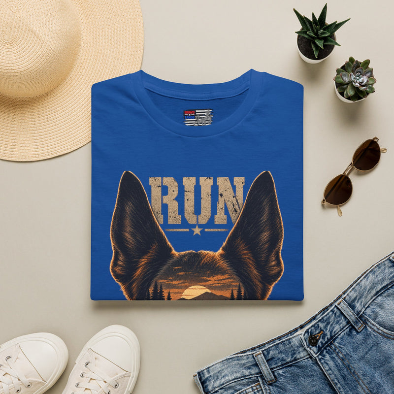 K9 'RUN' Working Dog T-Shirt — Handler & Bite-Work Canine Tee