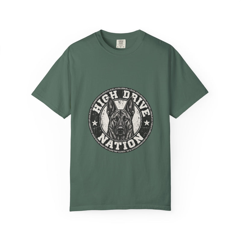 High Drive Nation Graphic T-Shirt — Vintage Dog Emblem Tee