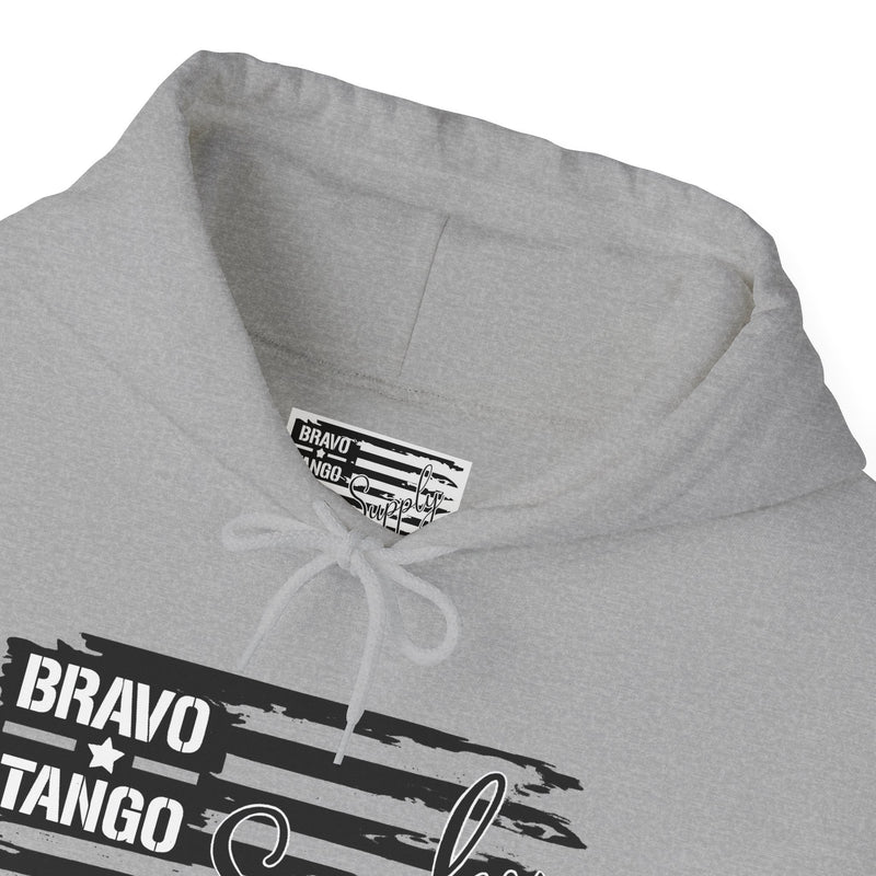 Hoodie — 'Bravo Tango' Front & 'My Dog Is Better Trained Than Your Kid' Back Graphic Pullover