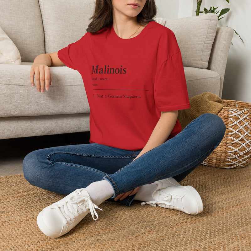 Malinois Definition T-Shirt — Funny Belgian Malinois Dog Lover Tee