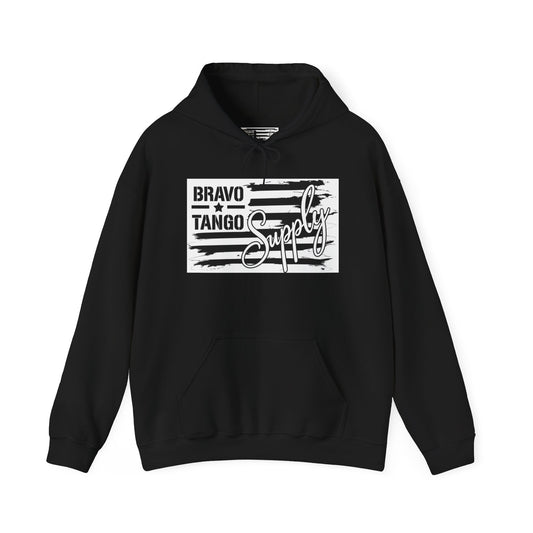 Hoodie — 'Bravo Tango' Front & 'My Dog Is Better Trained Than Your Kid' Back Graphic Pullover
