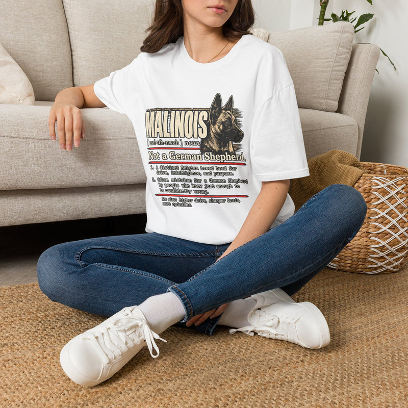 Malinois Definition T-Shirt — Funny Belgian Malinois Dog Lover Tee