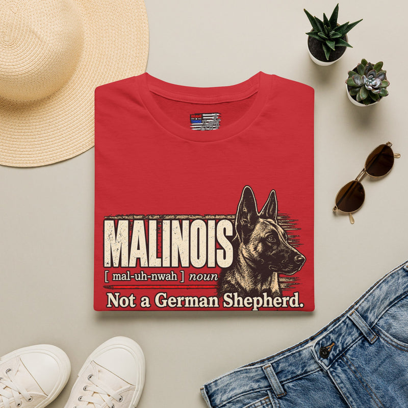 Malinois Definition T-Shirt — Funny Belgian Malinois Dog Lover Tee