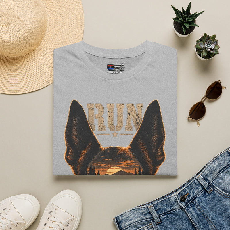 K9 'RUN' Working Dog T-Shirt — Handler & Bite-Work Canine Tee