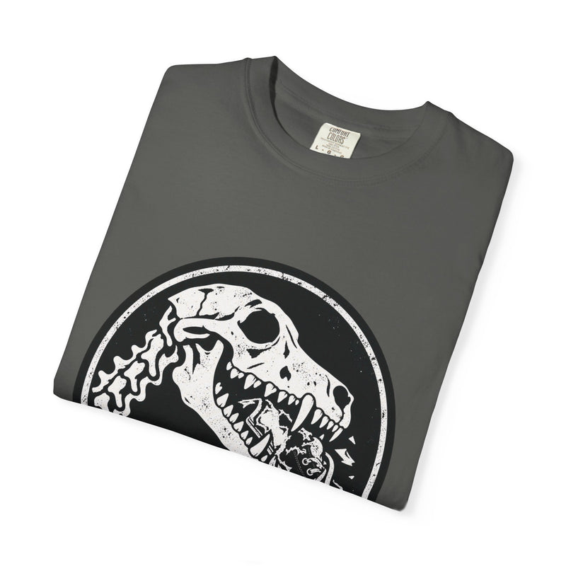 Chewrassic Park T-Shirt — Funny Dinosaur Dog Skeleton Tee