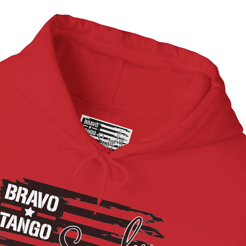 Hoodie — 'Bravo Tango' Front & 'My Dog Is Better Trained Than Your Kid' Back Graphic Pullover