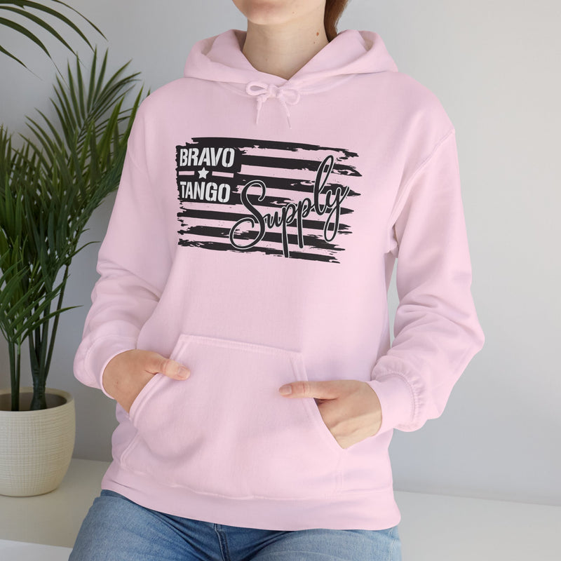 Hoodie — 'Bravo Tango' Front & 'My Dog Is Better Trained Than Your Kid' Back Graphic Pullover