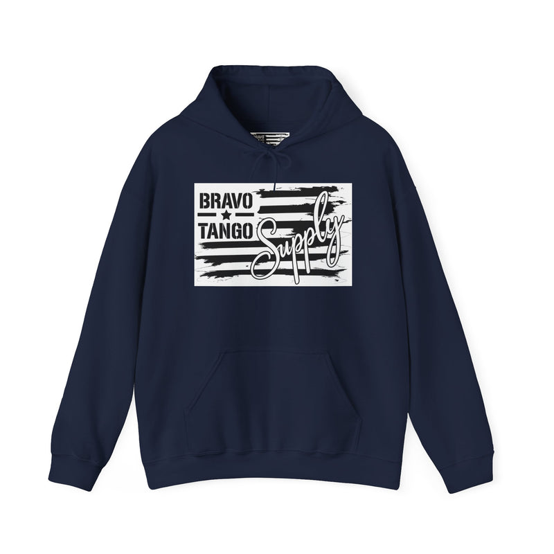 Hoodie — 'Bravo Tango' Front & 'My Dog Is Better Trained Than Your Kid' Back Graphic Pullover