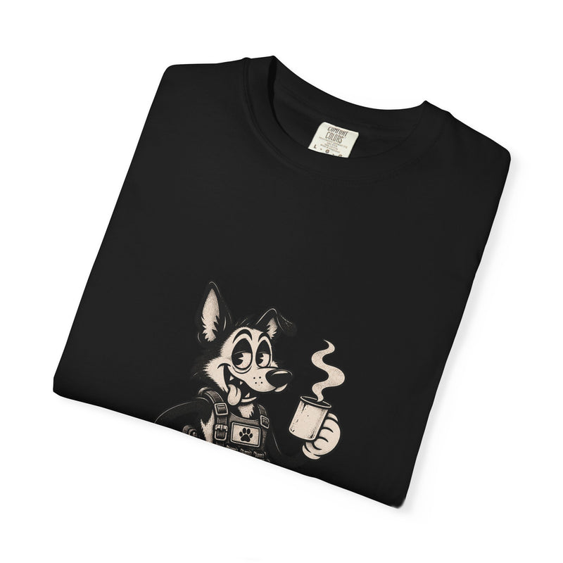 Vintage Cartoon K9 Coffee T-Shirt
