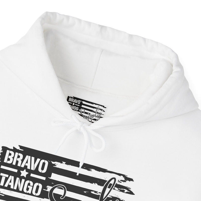 Hoodie — 'Bravo Tango' Front & 'My Dog Is Better Trained Than Your Kid' Back Graphic Pullover