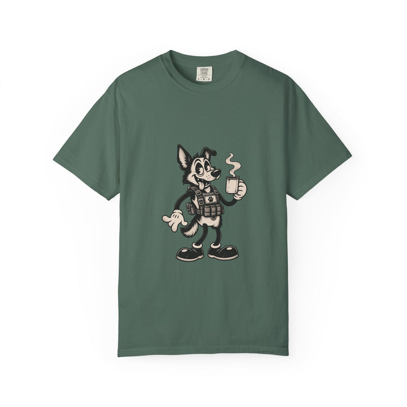 Vintage Cartoon K9 Coffee T-Shirt