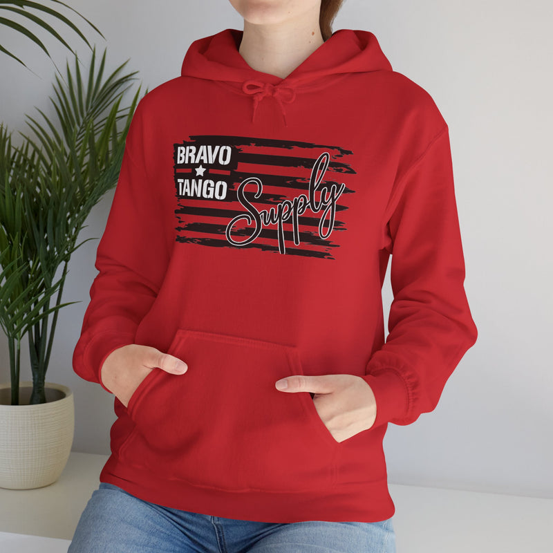 Hoodie — 'Bravo Tango' Front & 'My Dog Is Better Trained Than Your Kid' Back Graphic Pullover