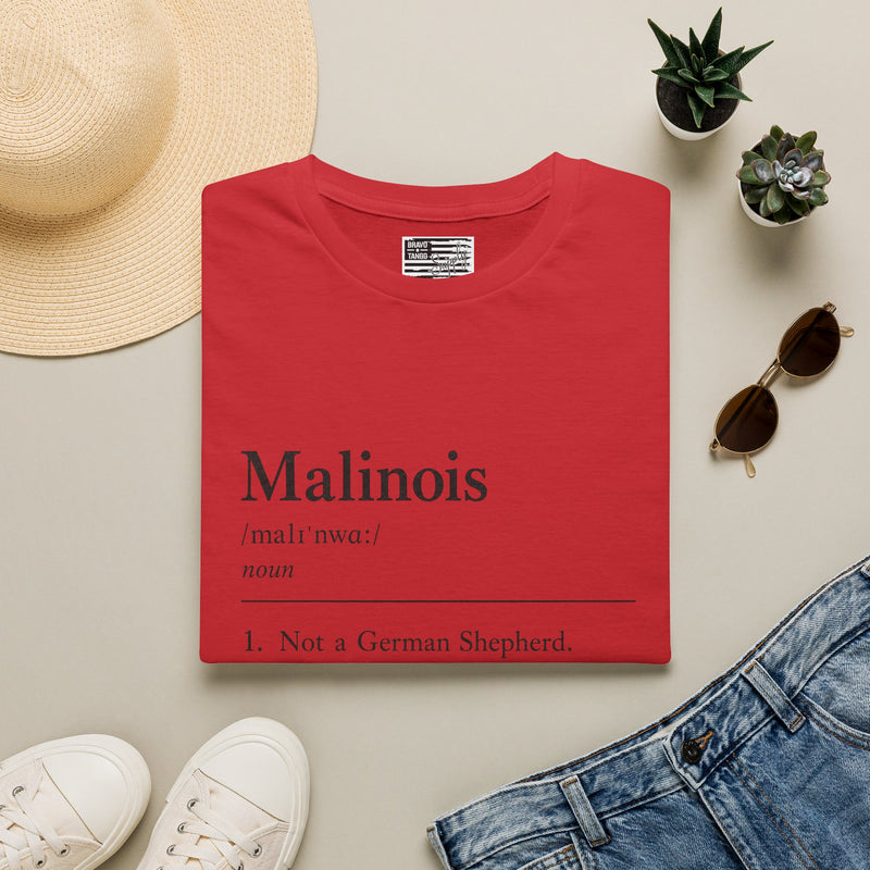 Malinois Definition T-Shirt — Funny Belgian Malinois Dog Lover Tee