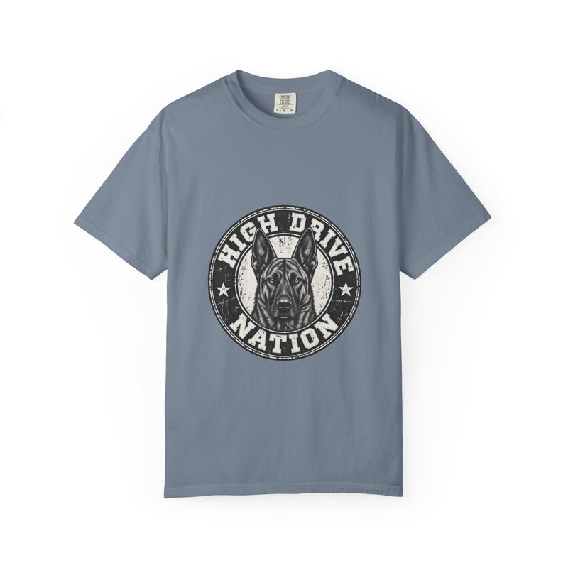 High Drive Nation Graphic T-Shirt — Vintage Dog Emblem Tee
