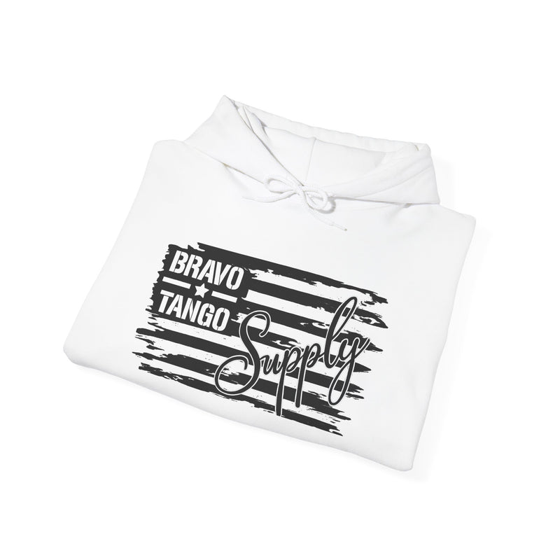 Hoodie — 'Bravo Tango' Front & 'My Dog Is Better Trained Than Your Kid' Back Graphic Pullover