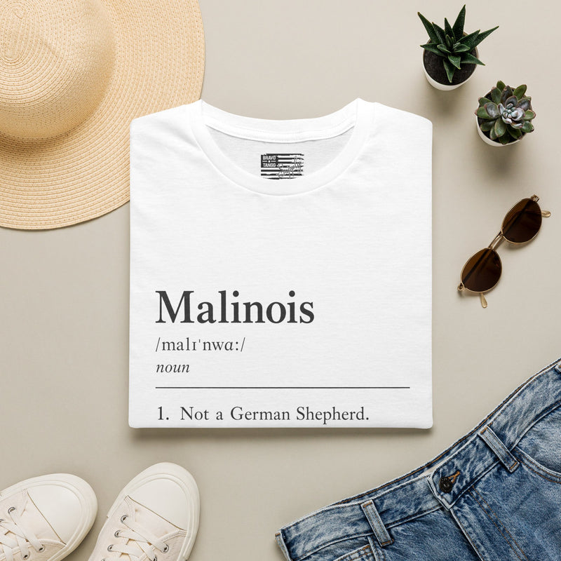 Malinois Definition T-Shirt — Funny Belgian Malinois Dog Lover Tee