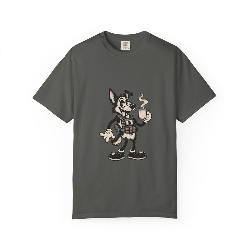 Vintage Cartoon K9 Coffee T-Shirt