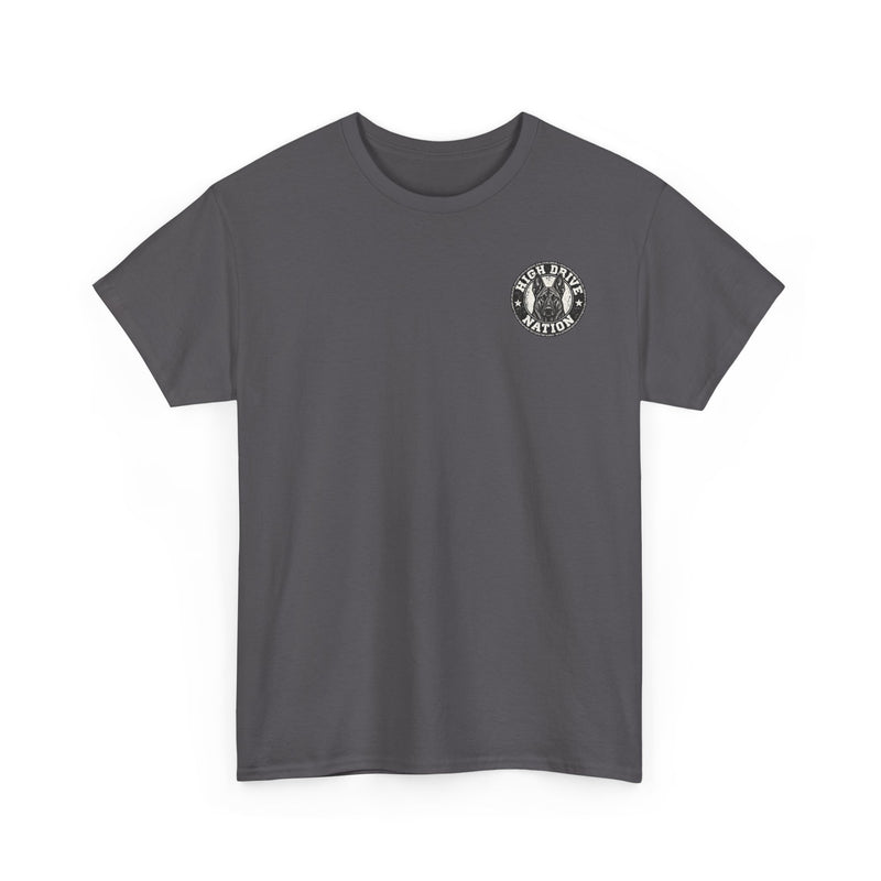 T-Shirt — "Caution: Fur-nado Zone" Graphic Tee (Pet Lover Warning Sign)