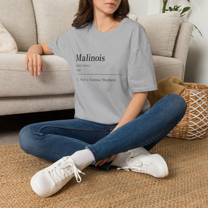 Malinois Definition T-Shirt — Funny Belgian Malinois Dog Lover Tee