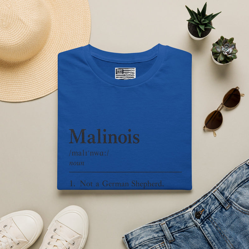 Malinois Definition T-Shirt — Funny Belgian Malinois Dog Lover Tee