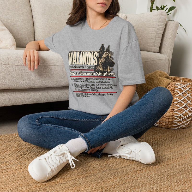Malinois Definition T-Shirt — Funny Belgian Malinois Dog Lover Tee