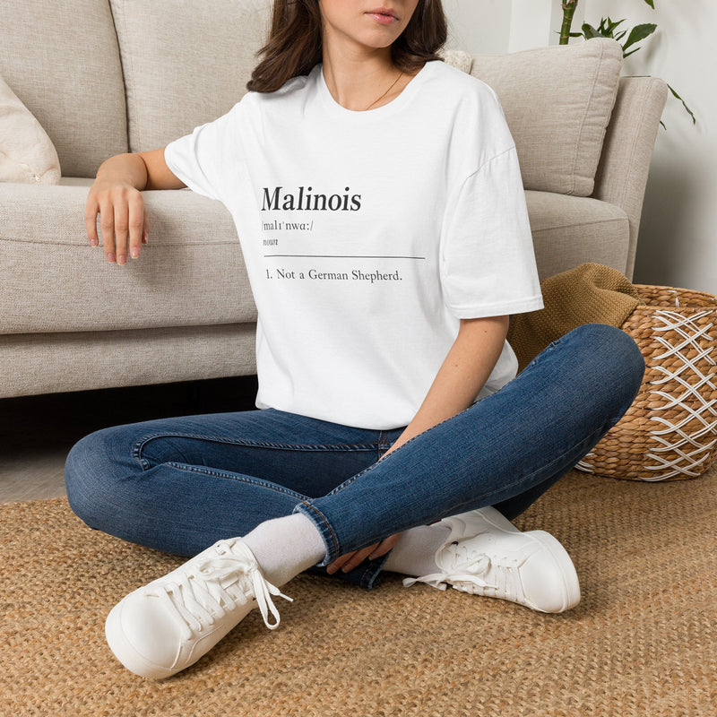 Malinois Definition T-Shirt — Funny Belgian Malinois Dog Lover Tee