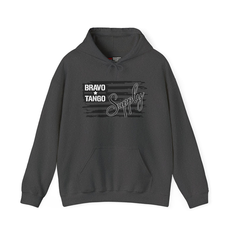 Hoodie — 'Bravo Tango' Front & 'My Dog Is Better Trained Than Your Kid' Back Graphic Pullover