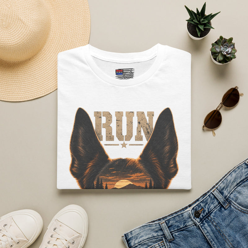 K9 'RUN' Working Dog T-Shirt — Handler & Bite-Work Canine Tee