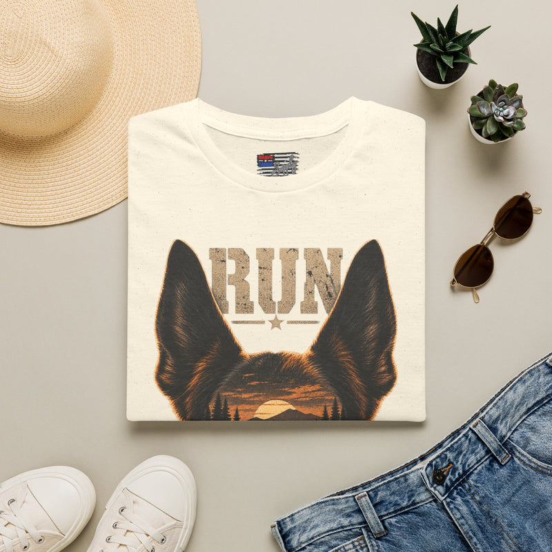 K9 'RUN' Working Dog T-Shirt — Handler & Bite-Work Canine Tee