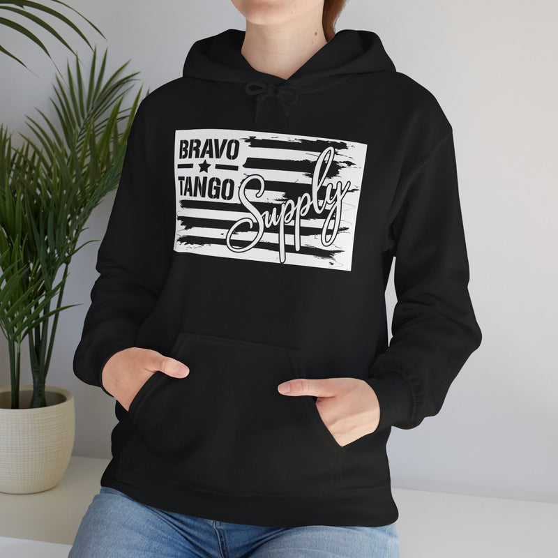 Hoodie — 'Bravo Tango' Front & 'My Dog Is Better Trained Than Your Kid' Back Graphic Pullover