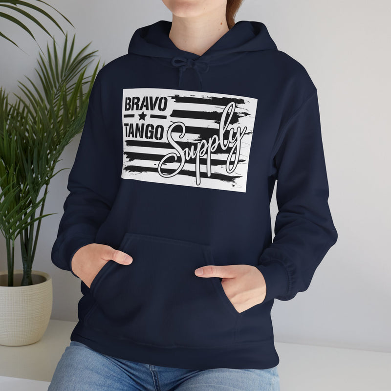 Hoodie — 'Bravo Tango' Front & 'My Dog Is Better Trained Than Your Kid' Back Graphic Pullover