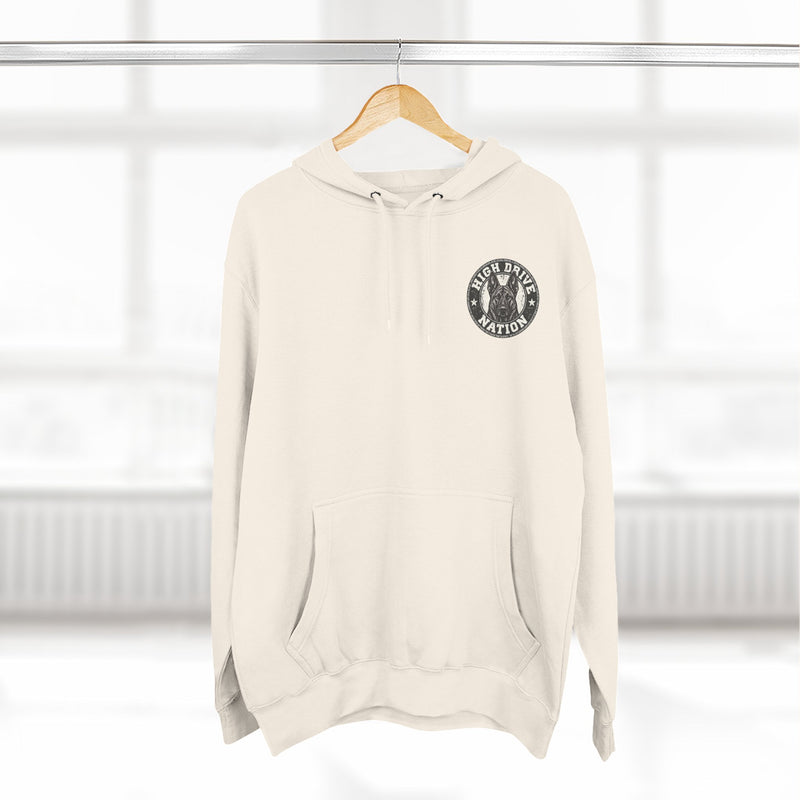 K9 Handler Hoodie — Dog Handler Leash Graphic Fleece Sweatshirt